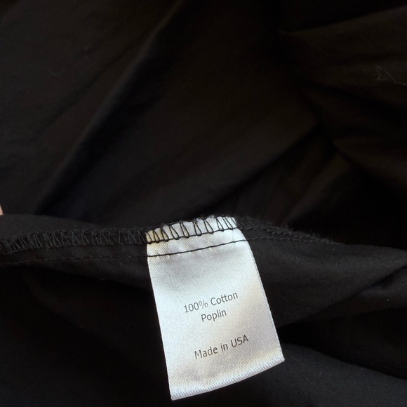 La Ligne Women’s Vivian Poplin 100% Cotton Dress Sz XXL EUC in Black - Picture 4 of 12